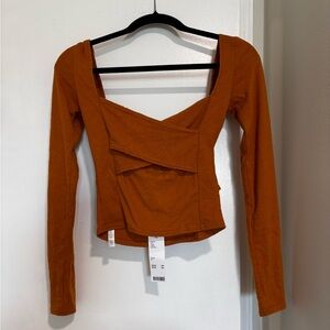 Urban Outfitters Burnt Orange Blouse